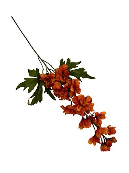 Ostróżka jesienna gałązka 60 cm pomarańczowa