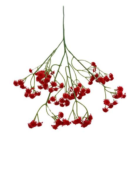 Gipsówka gałązka 62 cm czerwona