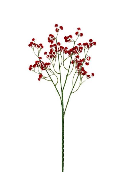 Gipsówka gałązka 62 cm czerwona