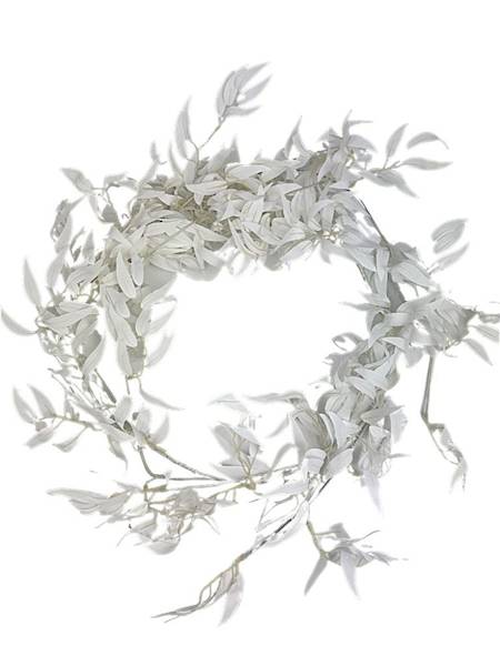 Girlanda ruskus 173 cm biała