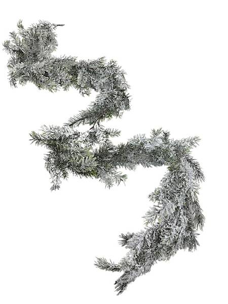 Girlanda z jodły ośnieżona z brokatem 170 cm