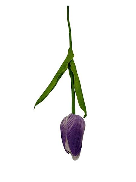 TULIPAN Z PIANKI 45 CM JASNY FIOLET