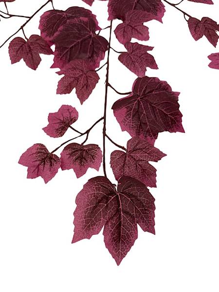 Liść winogrona XL 66 cm bordowy