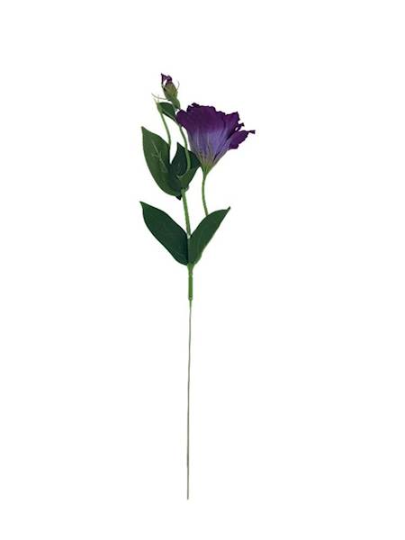 Eustoma gałązka 48 cm fioletowa
