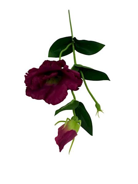 Eustoma gałązka 48 cm fuksja