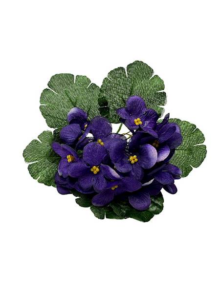 FIOŁEK PRYMULKA BUKIET 21 CM CIEMNY FIOLET