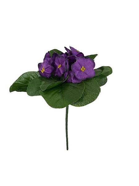 Bukiet fiołki 20 cm fiolet