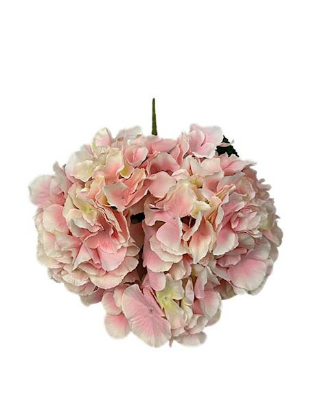 Hortensja bukiet 41 cm jasny róż z kremowym