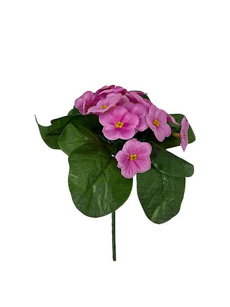 Bukiet fiołki 20 cm różowe