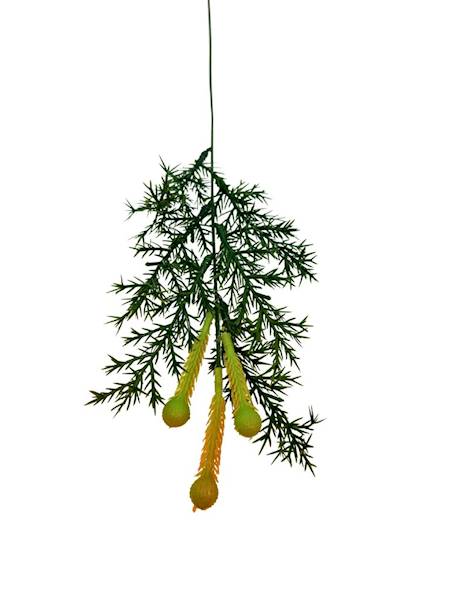 Gałązka plastikowa 50 cm pomarańczowa