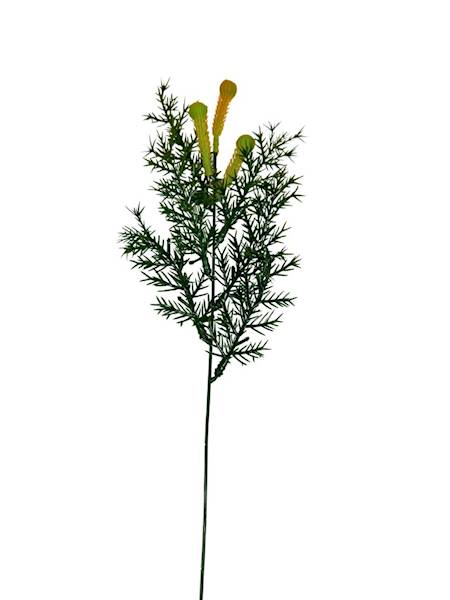 Gałązka plastikowa 50 cm pomarańczowa