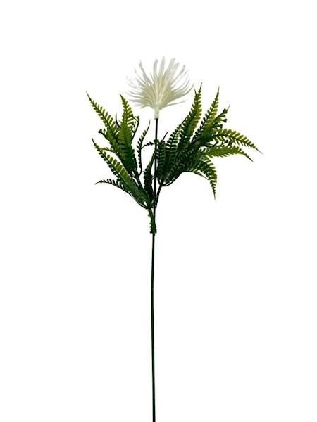 Dodatek czosnek gałązka 47 cm biały