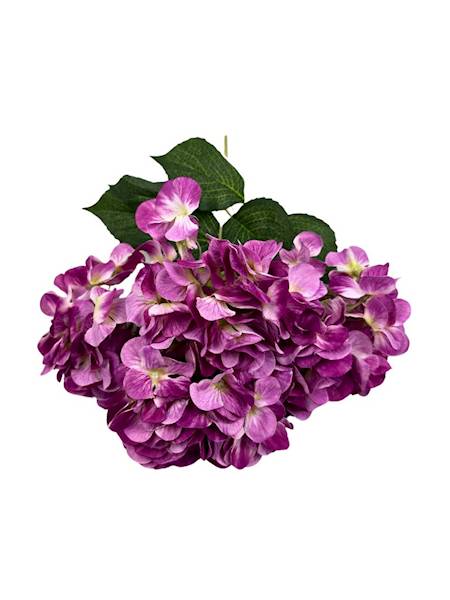 Bukiet hortensji 47 cm ciemny róż