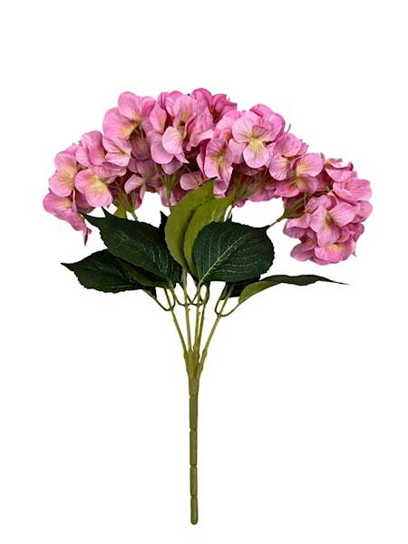 Bukiet hortensji 47 cm różowy