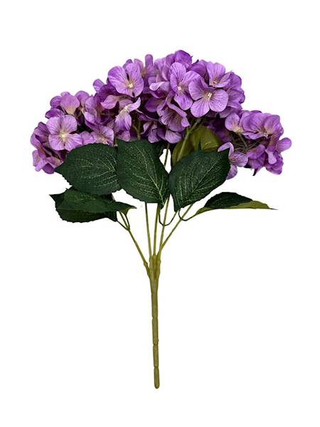 Bukiet hortensji 47 cm fioletowy