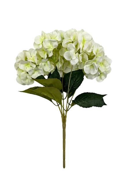 Bukiet hortensji 47 cm kremowy