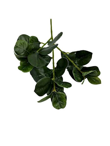 Gałązka liści 44 cm zielona