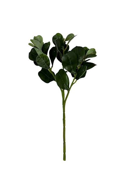 Gałązka liści 44 cm zielona