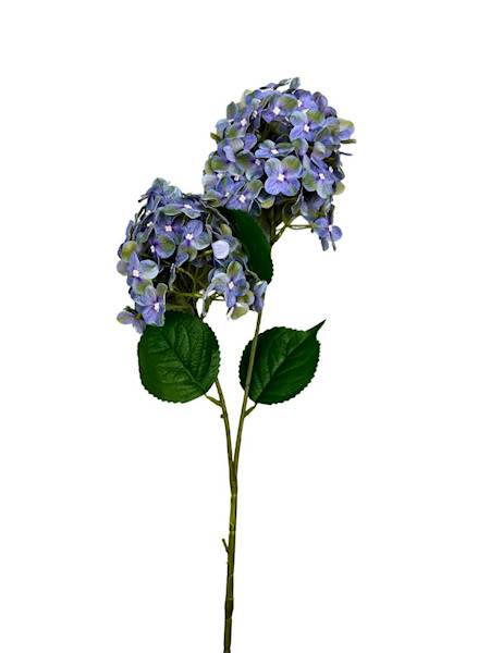 HORTENSJA GAŁĄZKA 83 CM NIEBIESKO ZIELONA