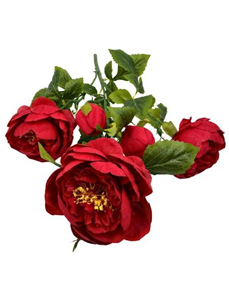Bukiet piwonii 50 cm czerwony 
