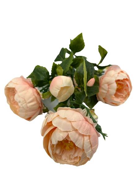 Bukiet piwonii 50 cm brzoskwiniowy