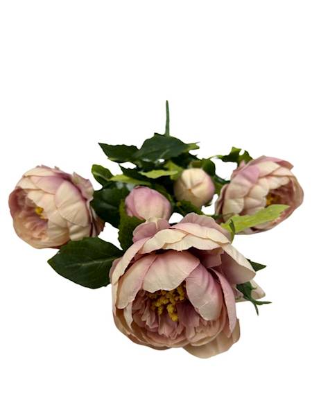 Bukiet piwonii 50 cm brudny fiolet