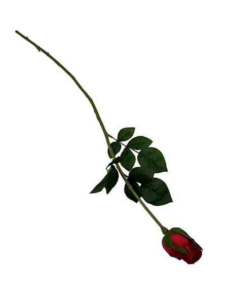 Róża gałązka silikonowa 70 cm czerwona