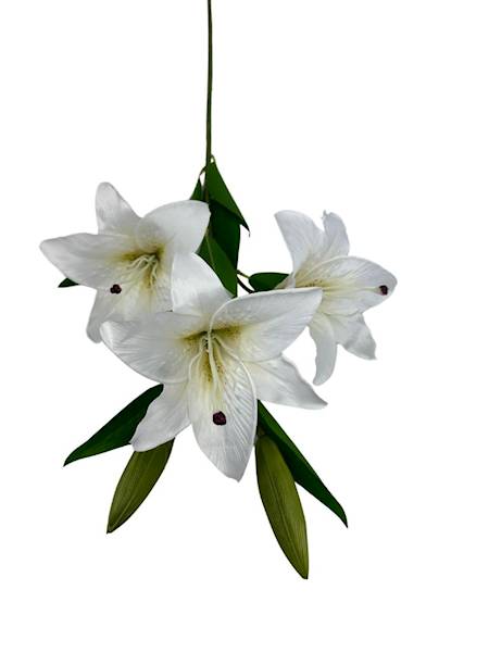 LILIA GAŁĄZKA 92 CM BIAŁA