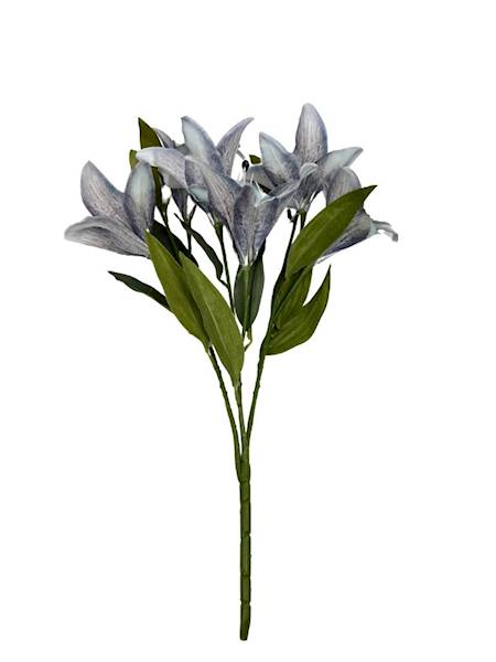 BUKIET LILII 60 CM SZARY