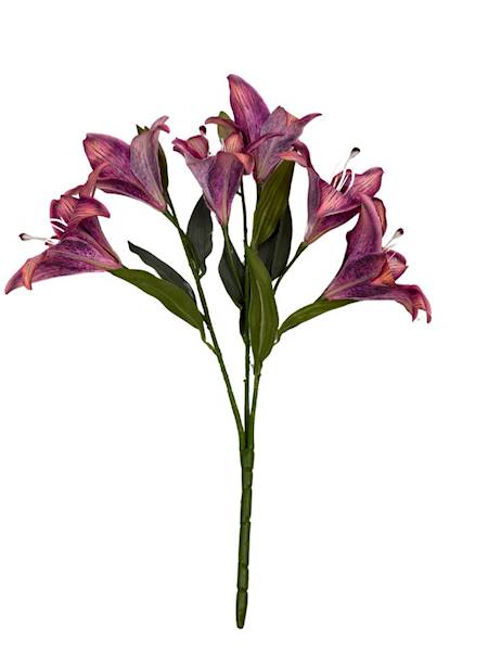 BUKIET LILII 60 CM RÓŻOWY