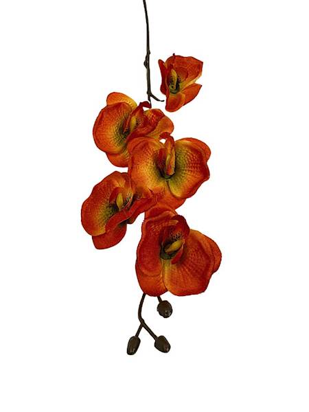 Storczyk mini gałązka 41 cm pomarańczowy