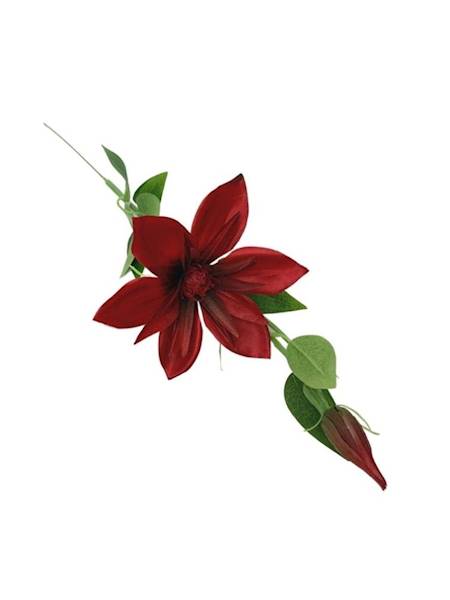 Klematis gałązka 48 cm czerwony