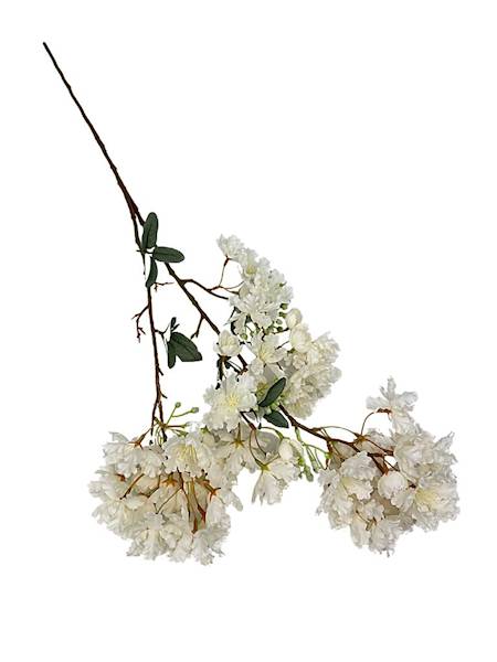 KWIAT JABŁONI GAŁĄZKA XL KREMOWA