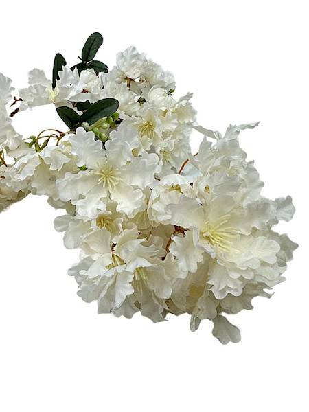 KWIAT JABŁONI GAŁĄZKA XL KREMOWA