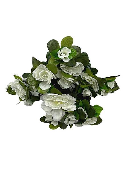 Bukiet azalii 34 cm biały