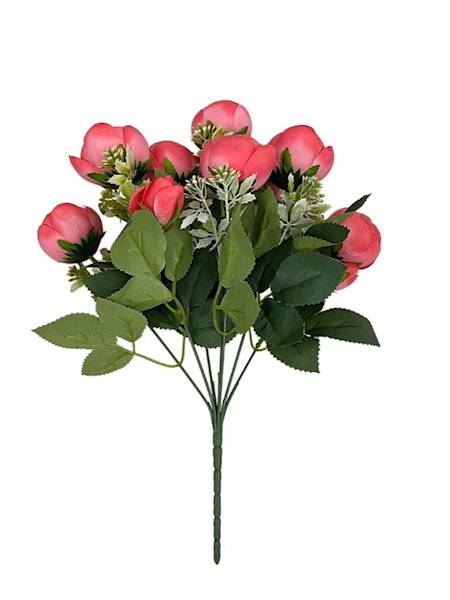 Bukiet pełników 35 cm delikatna czerwień