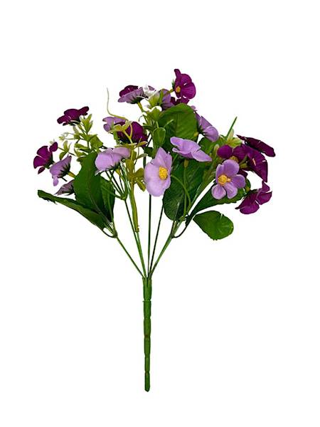 Bukiet kwiatuszków 30 cm fiolet purpura