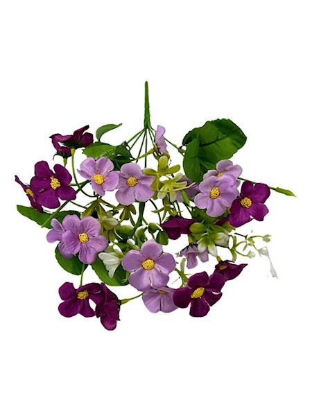Bukiet kwiatuszków 30 cm fiolet purpura