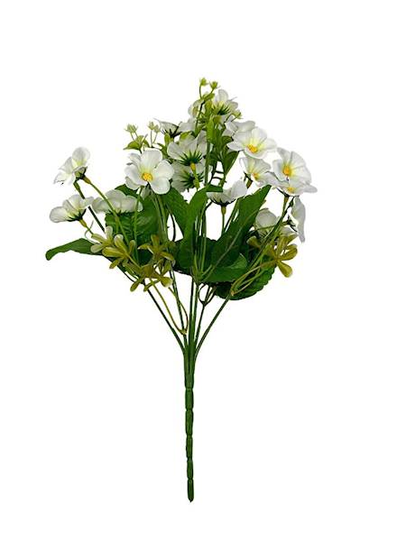 Bukiet kwiatuszków 30 cm biały