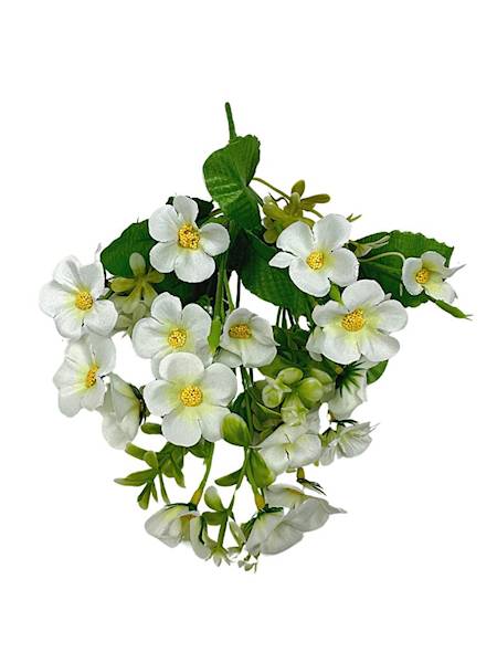 Bukiet kwiatuszków 30 cm biały