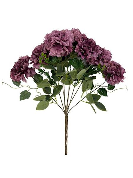 Bukiet goździków 48 cm fiołkowy