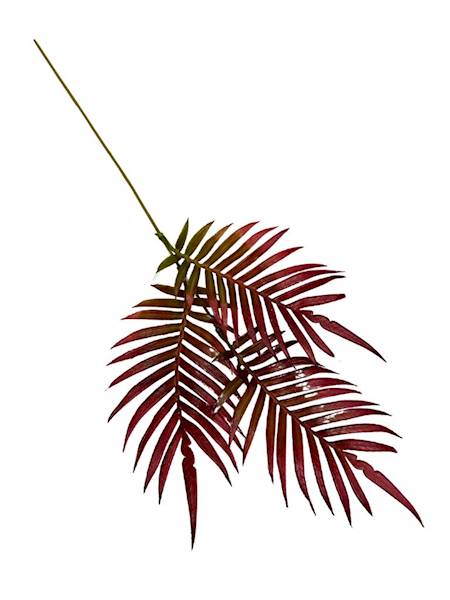 Paproć gałązka 46 cm czerwona