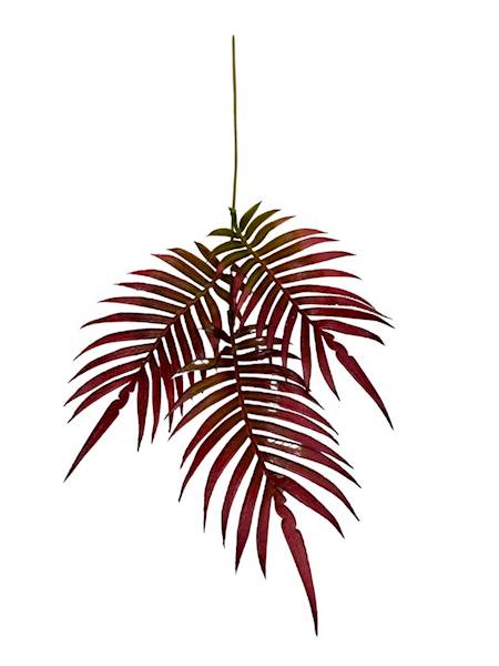 Paproć gałązka 46 cm czerwona