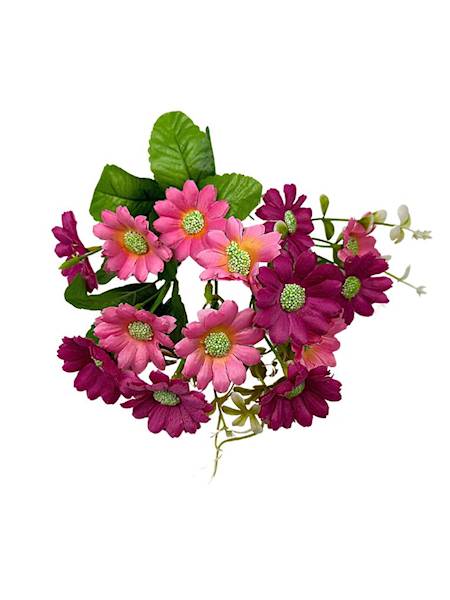 Bukiet margaretki 30 cm różowe