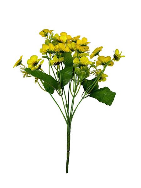 Bukiet kwiatuszków 30 cm żółty