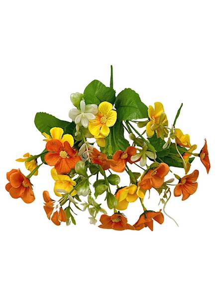 Bukiet kwiatuszków 30 cm pomarańczowy