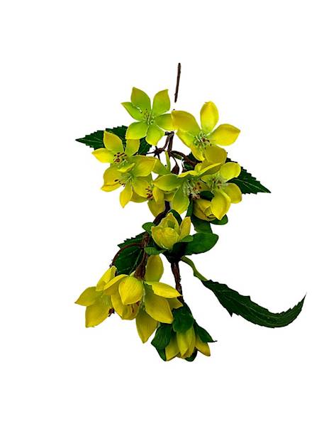 Jaśmin gałązka 38 cm zółty 