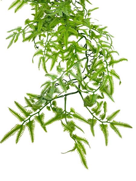 Paproć plastikowa zwis 90 cm jasno zielona