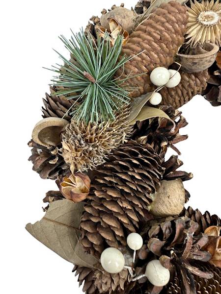 Wianek świąteczny 28 cm 