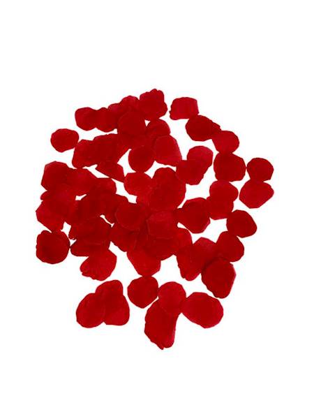 Płatki róż czerwone